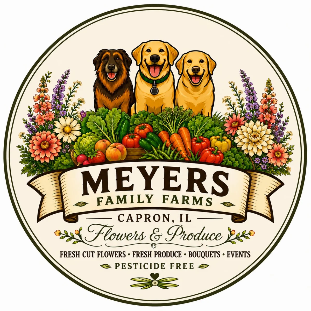 Meyers family farms Logo